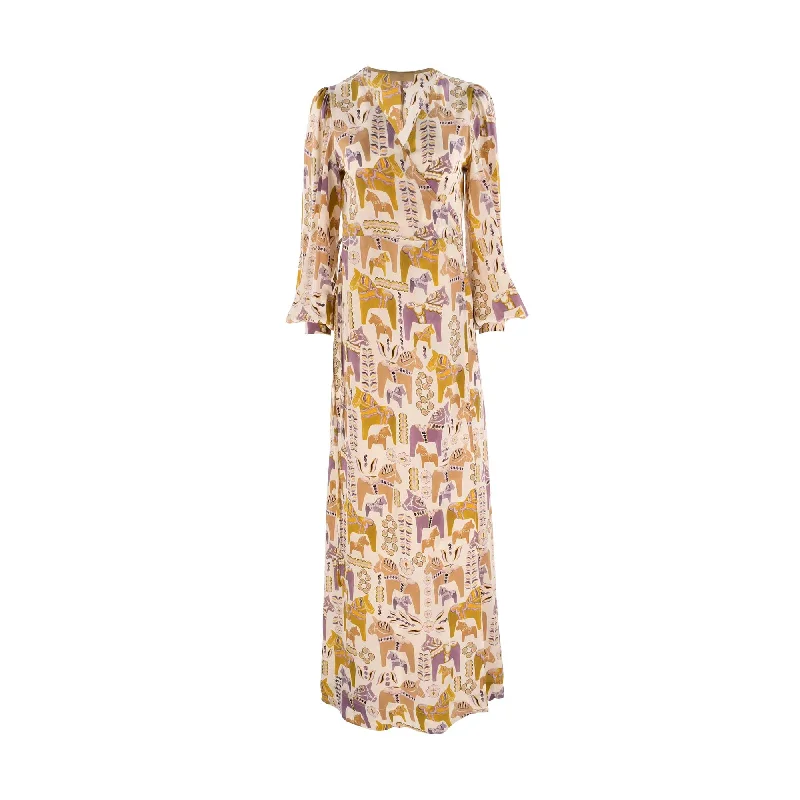 Momoni Women's Alaterno Printed Silk Dress