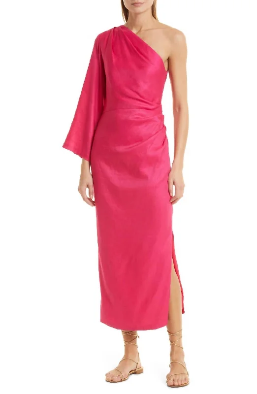 Patsy Dress In Fuchsia