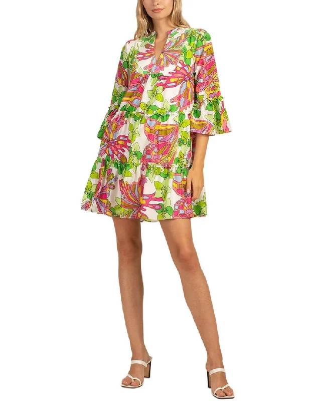 Trina Turk Movie Colony 2 Silk Mini Dress