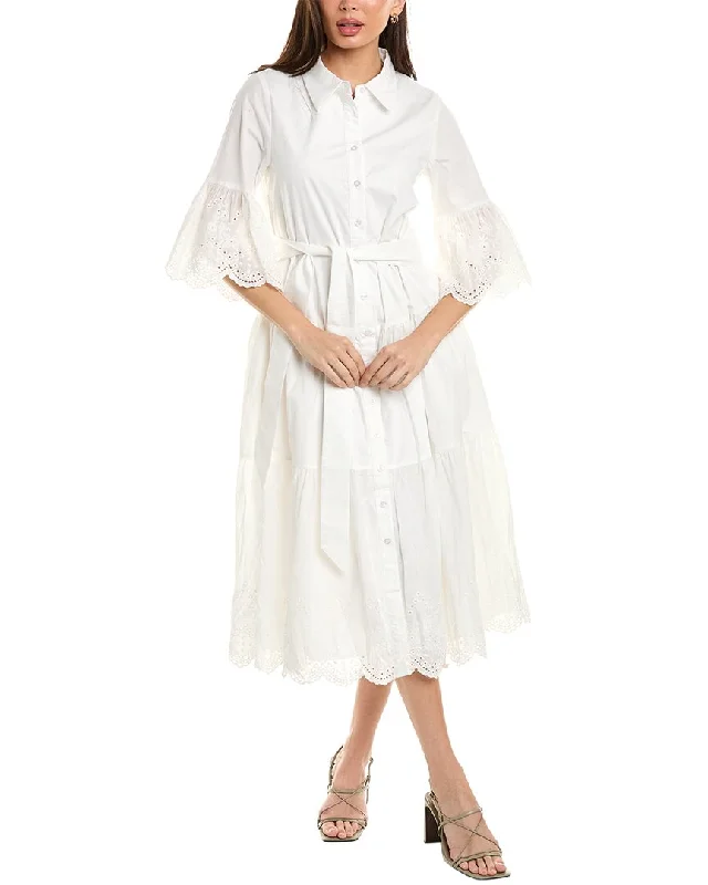 Gracia Tiered Shirtdress