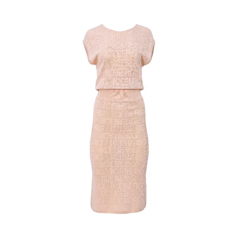 Iceberg Ladies Peach Knit Dress