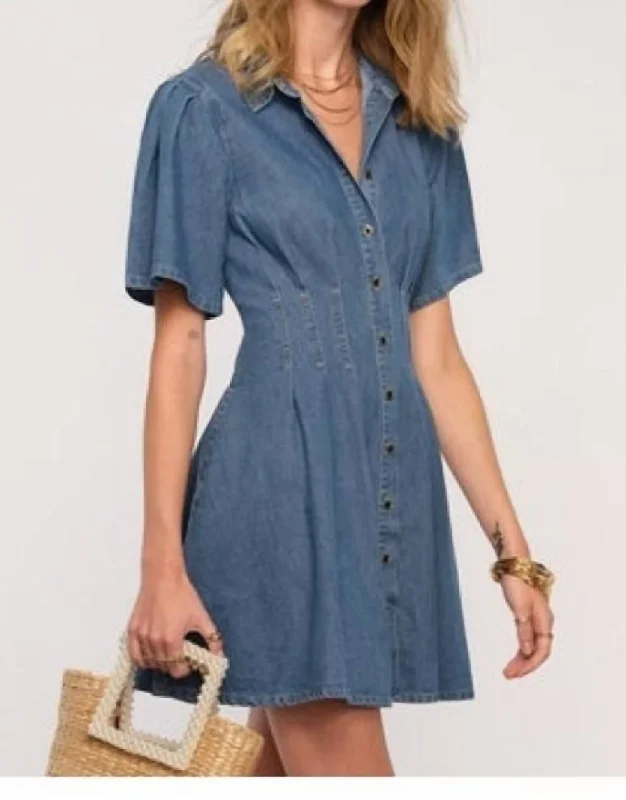 Karia Dress In Denim