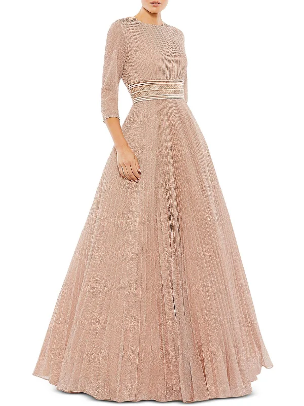 Womens A-Line Long Evening Dress