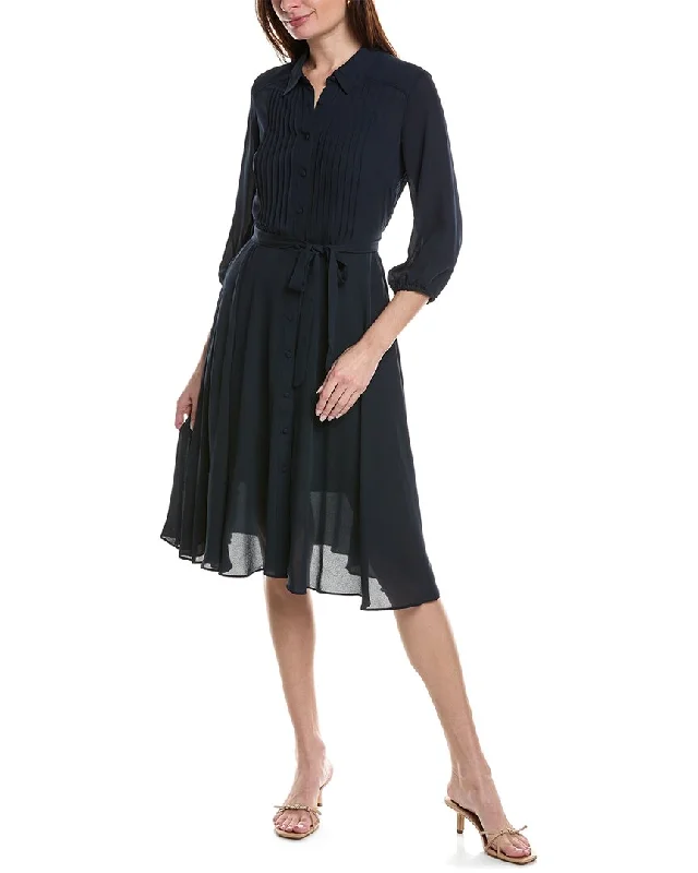 Nanette Nanette Lepore Crepe Chiffon Shirtdress