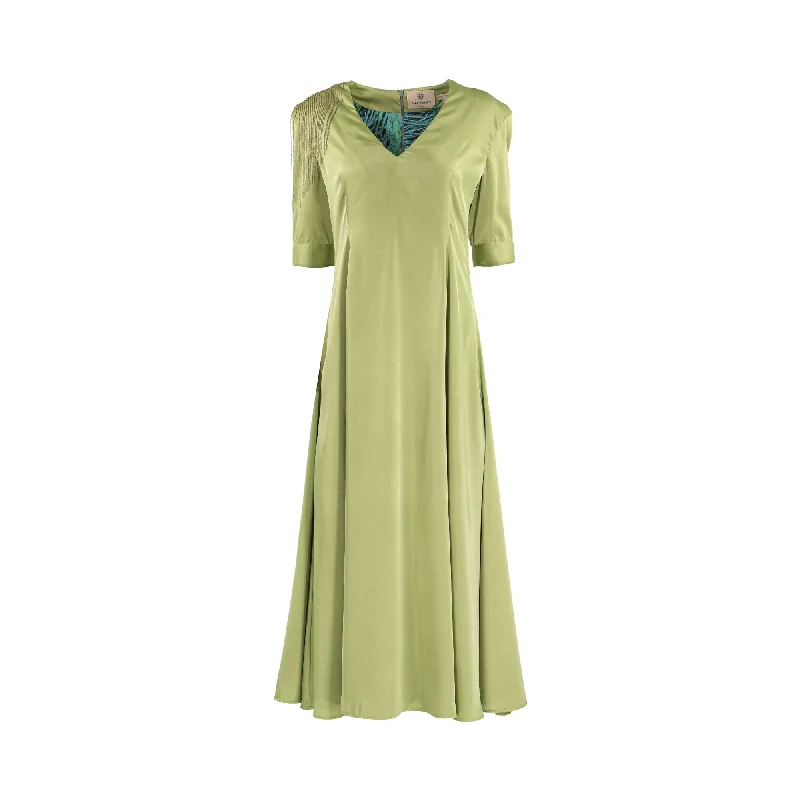 Barbara Rizzi Atelier Women's LuLu Green Dress