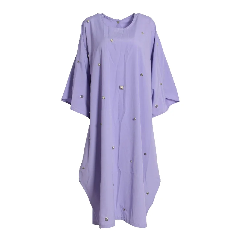 Fahm Women's Lilac Dress, Free Size