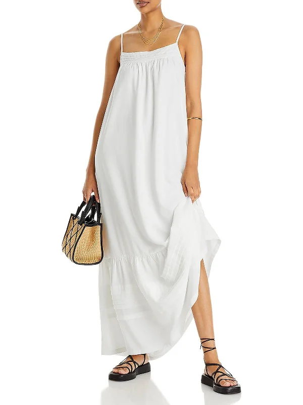 Womens Tank Scoop Neck Maxi Dress