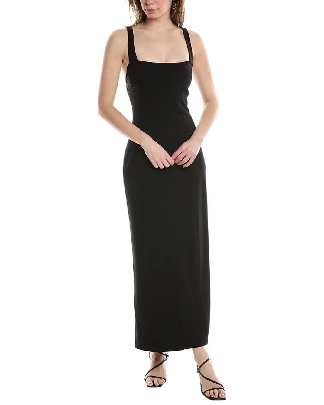 Helmut Lang Ponte Midi Dress