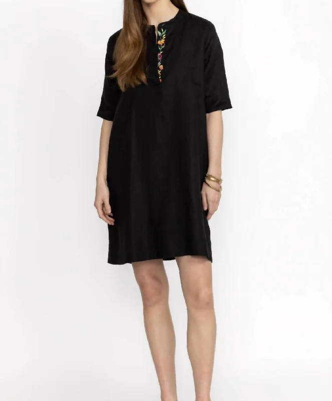 Polo Dress In Black