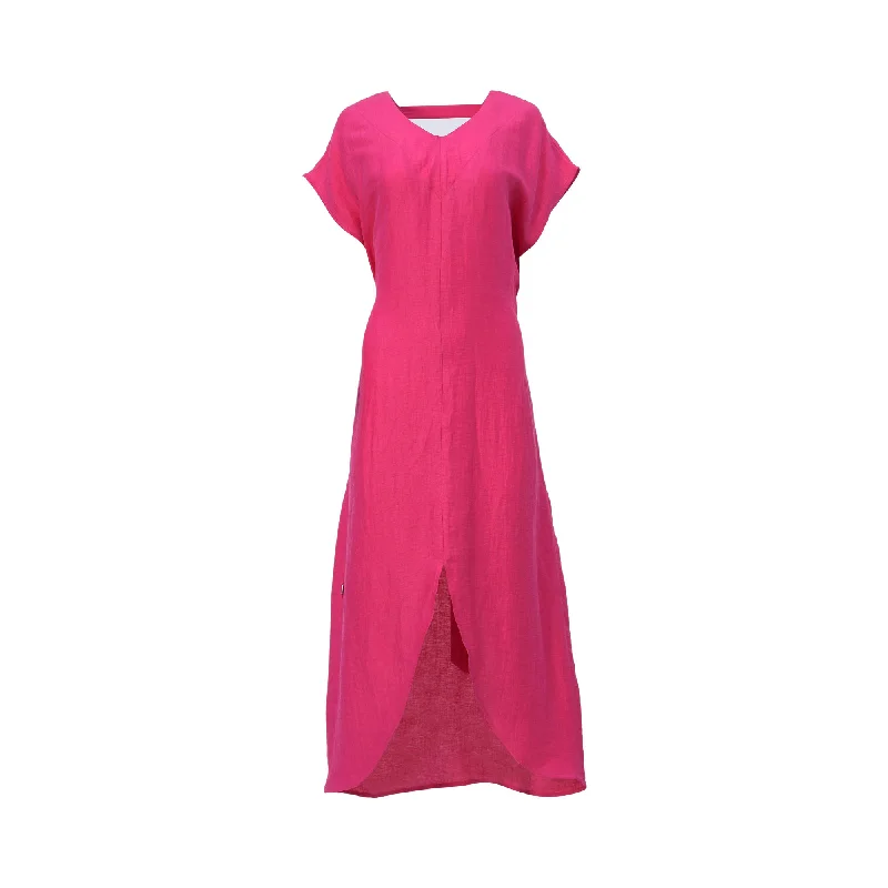 Jijil Women's Fucsia Long Dress