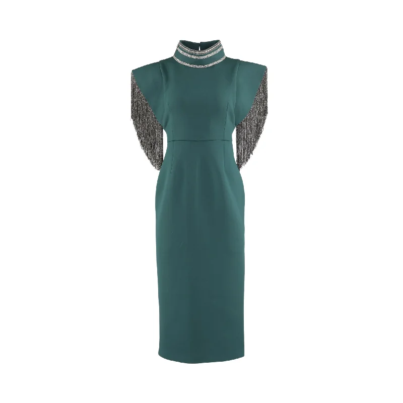 Mused Boutique Women's Sara Green Dress