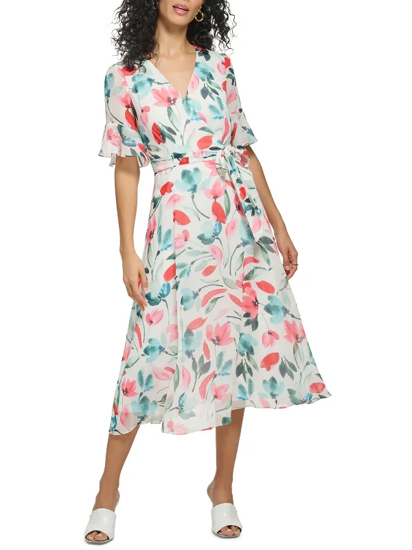 Womens Floral Print Sundress