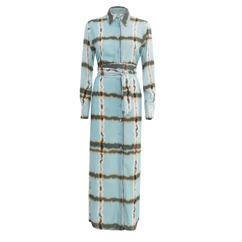 Jijil Women's Check Crystal Long Dress