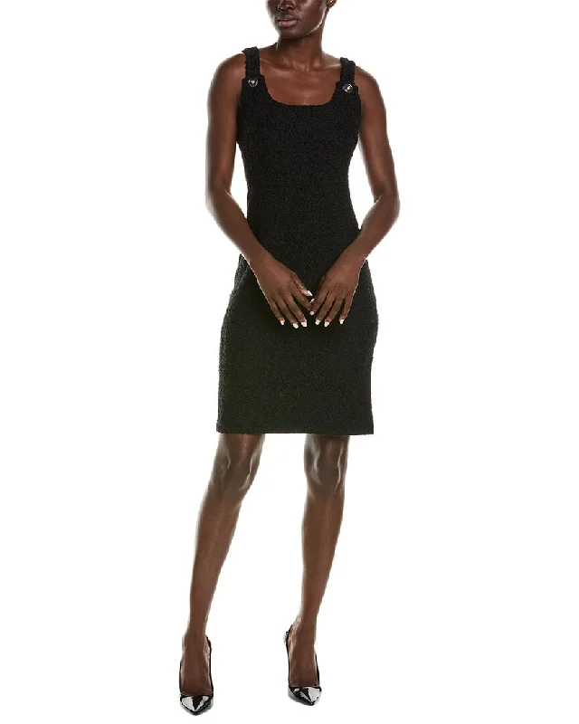 St. John Slub Sheath Dress