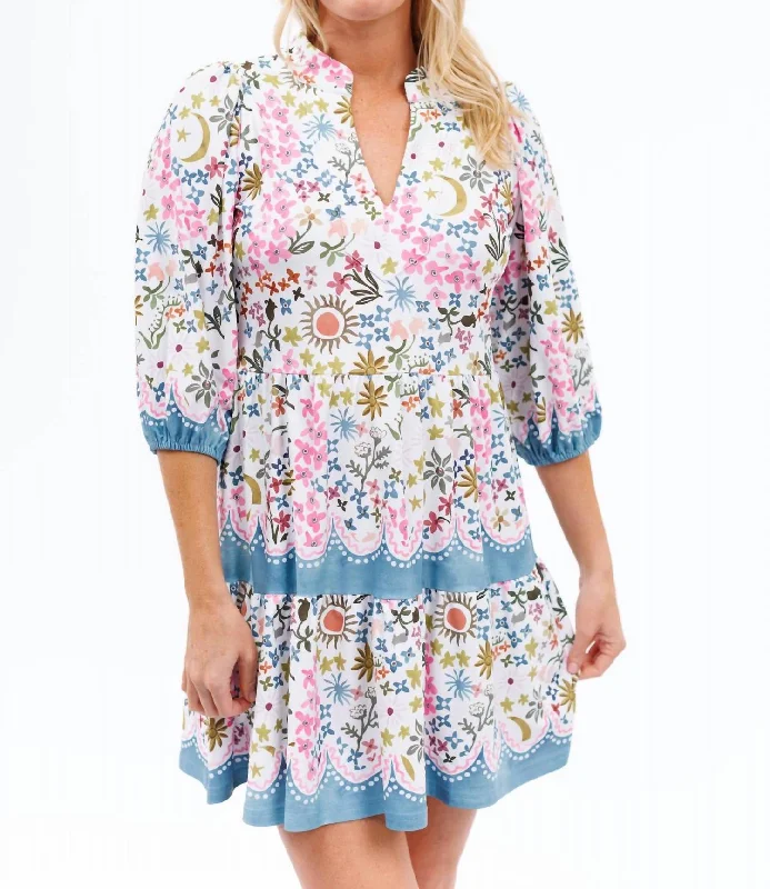 Tory Tunic Dress In La Lune