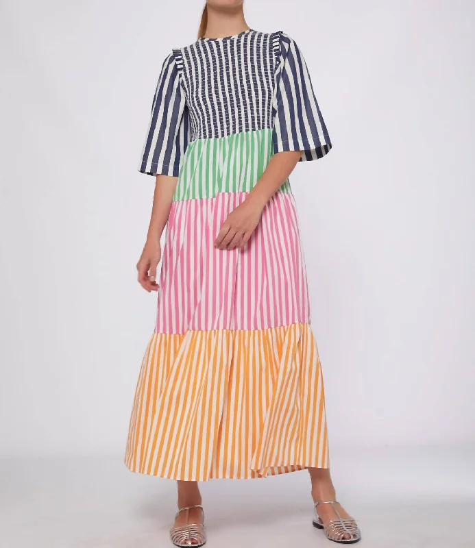 Caila Poplin Stripes In Multi