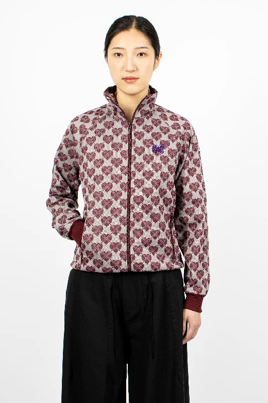 Track Jacket Heart Jacquard