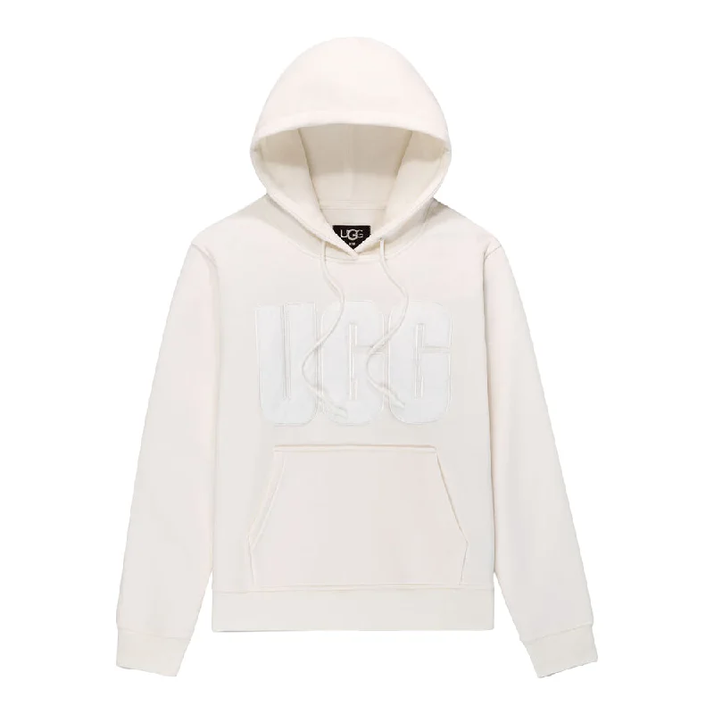 UGG Women's Rey Fuzzy Logo Hoodie