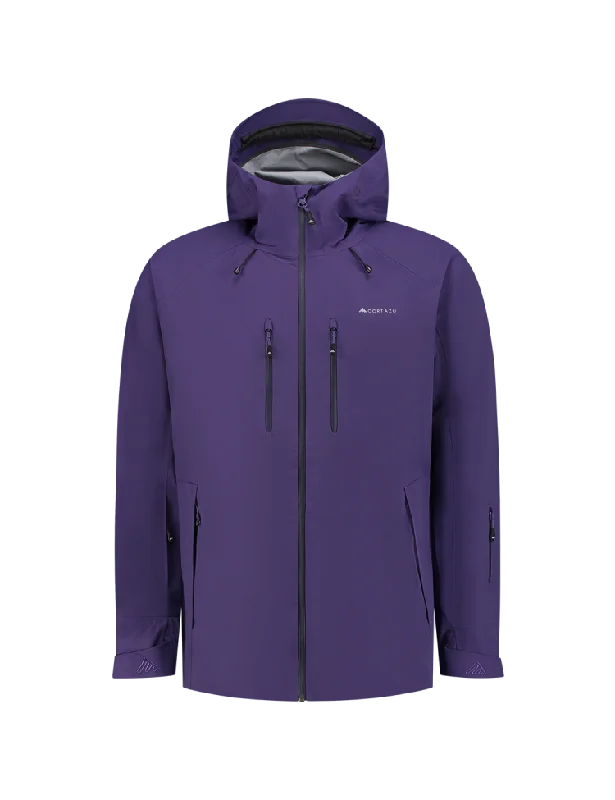 Mountain Hardshell Jacket Purple | Mens