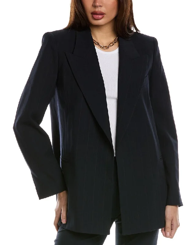 Reiss Willow Pinstripe Wool-Blend Blazer