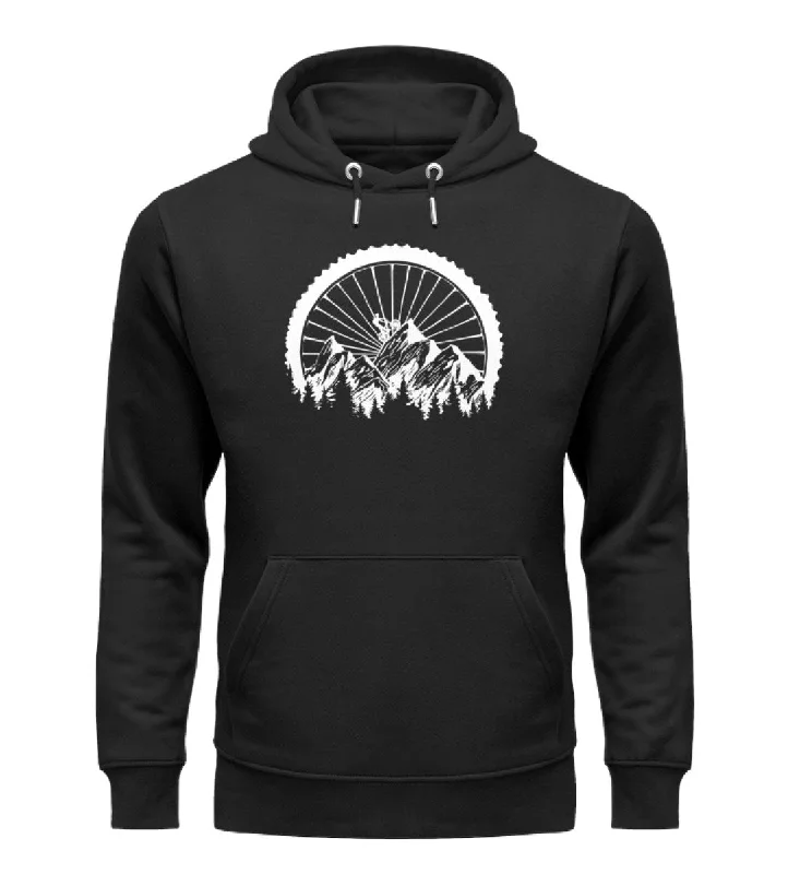 Mountainbike Geometrisch - Unisex Premium Organic Hoodie