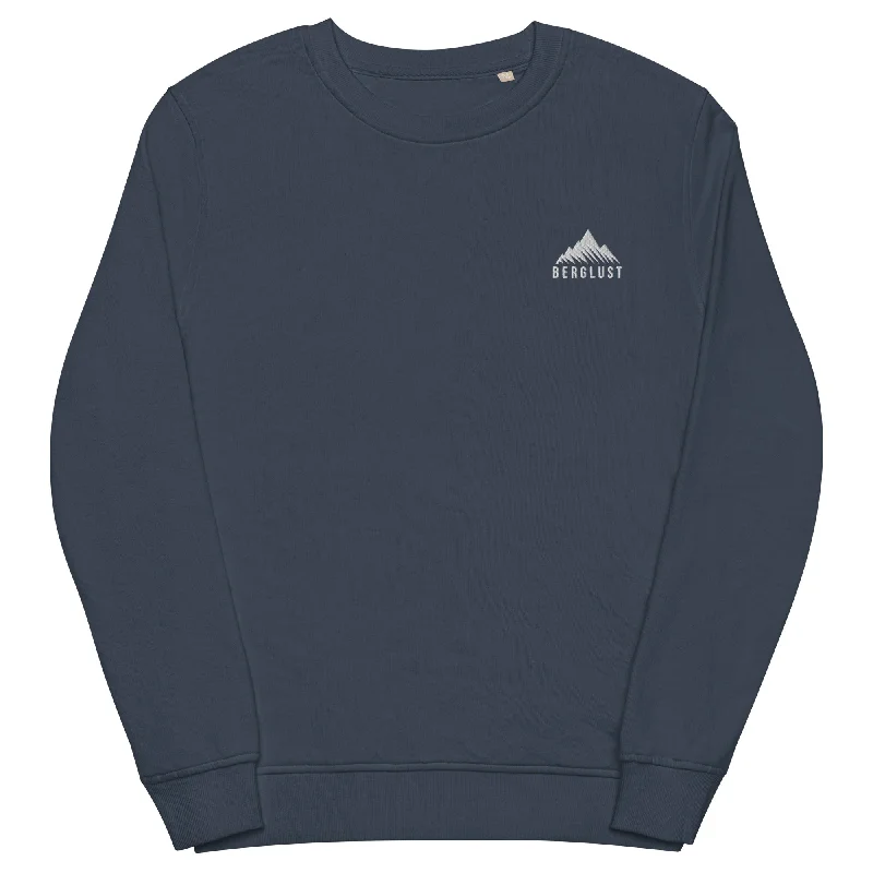 Berglust Logo - Unisex Premium Organic Sweatshirt (Bestickt)