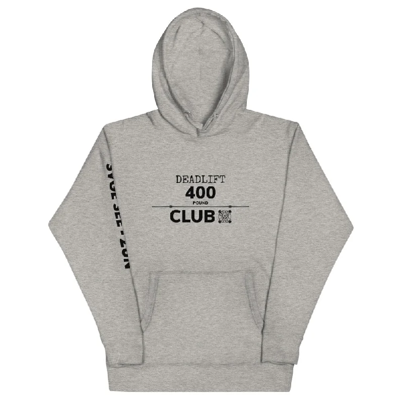 'Barbell Club' 400lb Deadlift Club Unisex Hoodie