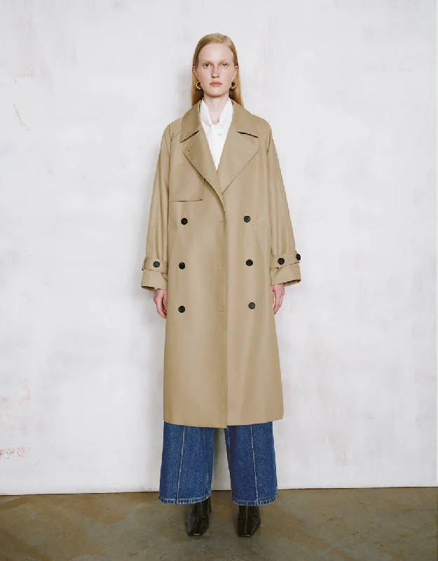 Straight Loose Trench Coat