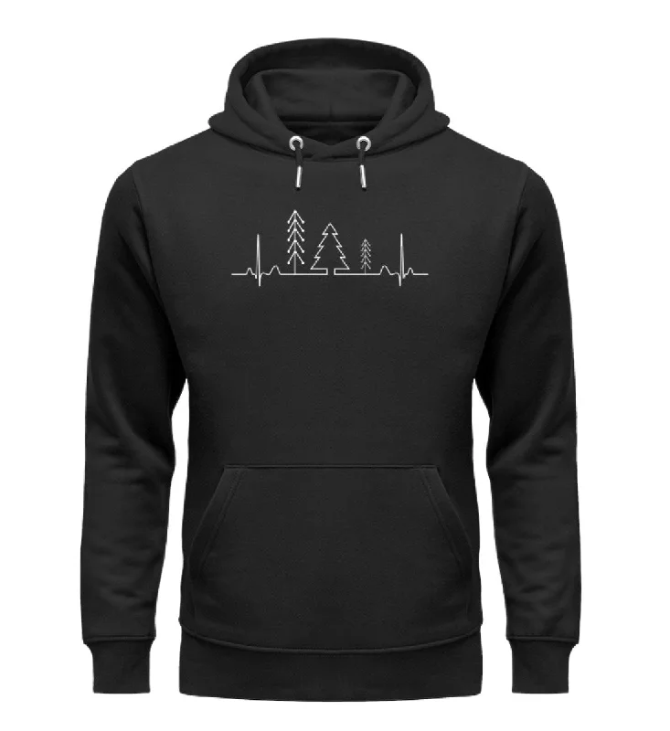 Herzschlag Wald - Unisex Premium Organic Hoodie