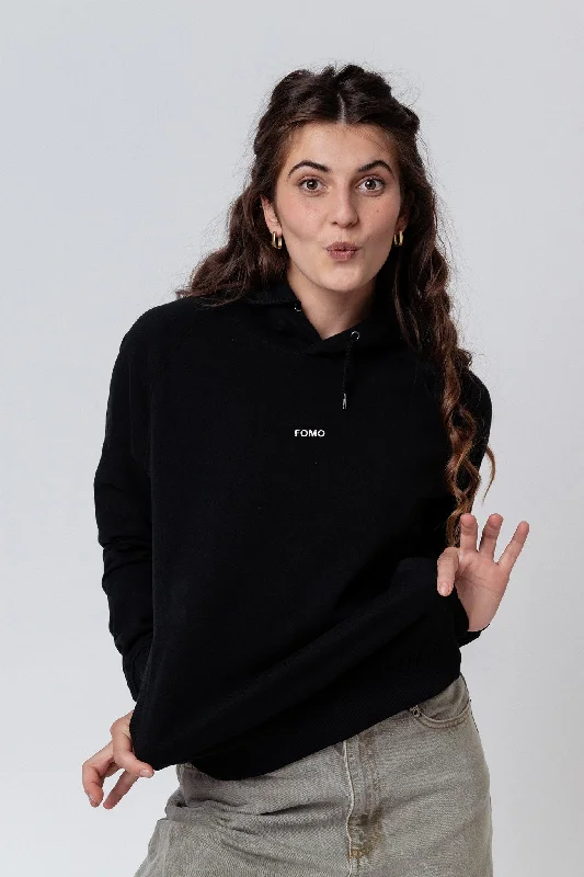 Fomo | Bestickter Bio-Baumwoll Frauen Hoodie