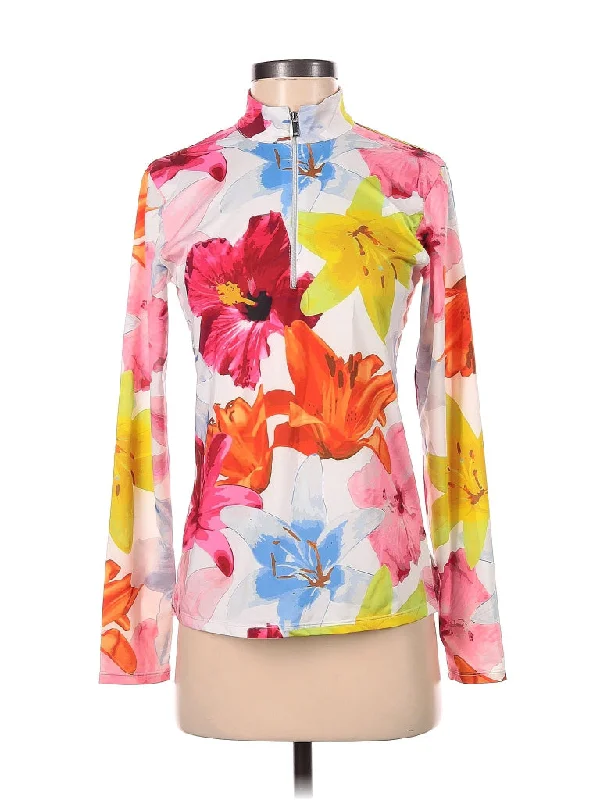 Tail Floral Sun Protection Pullover Size S. MSP$93