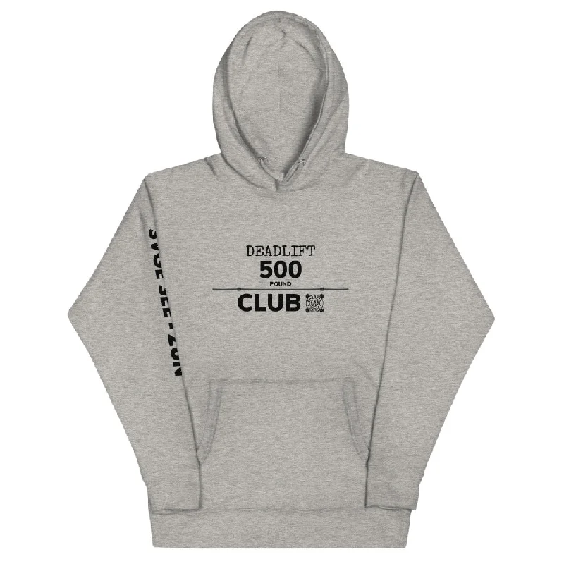 'Barbell Club' 500lb Deadlift Club Unisex Hoodie