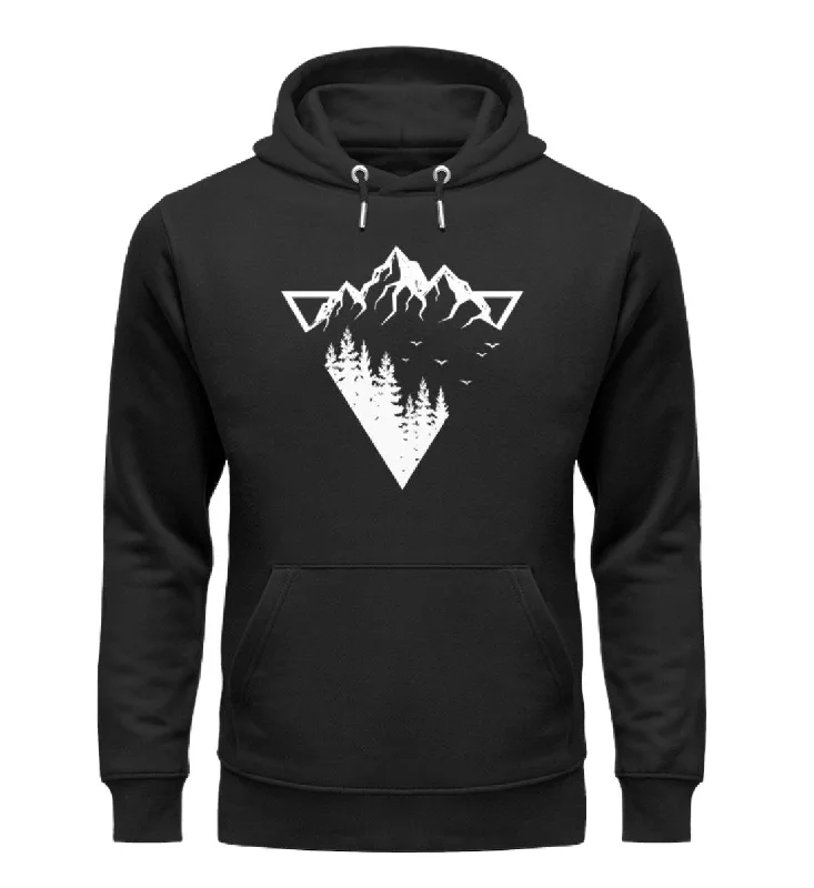 Berge - Geometrisch - Unisex Premium Organic Hoodie