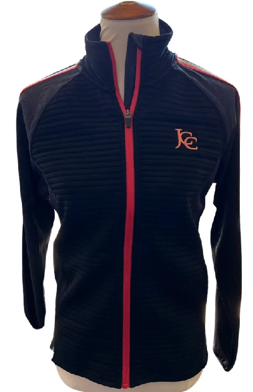 New Abacus Turnberry 3D Stripe Full-zip Jacket in Dark Navy w/ Logo Size S MSP$125