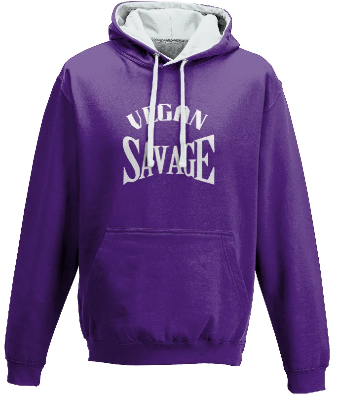 Purple / Heather Grey