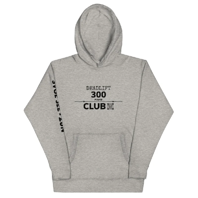 'Barbell Club' 300lb Deadlift Club Unisex Hoodie