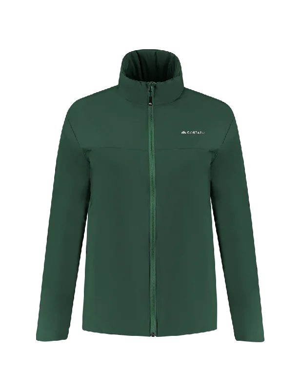 All weather Mid-layer Jacket Dark Green | Women