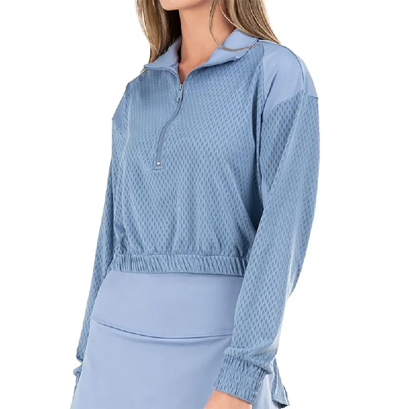 K-Swiss Diamond Quarter Zip Womens Tennis Pullover