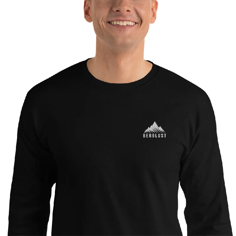 Berglust Logo - Herren Longsleeve (Bestickt)