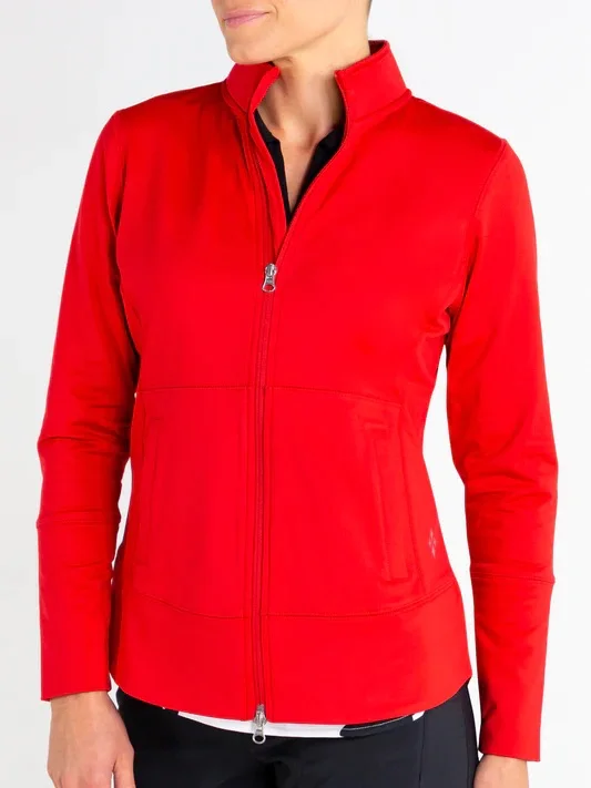 New Jofit Vitality Jacket in Red Size XS. MSP$135