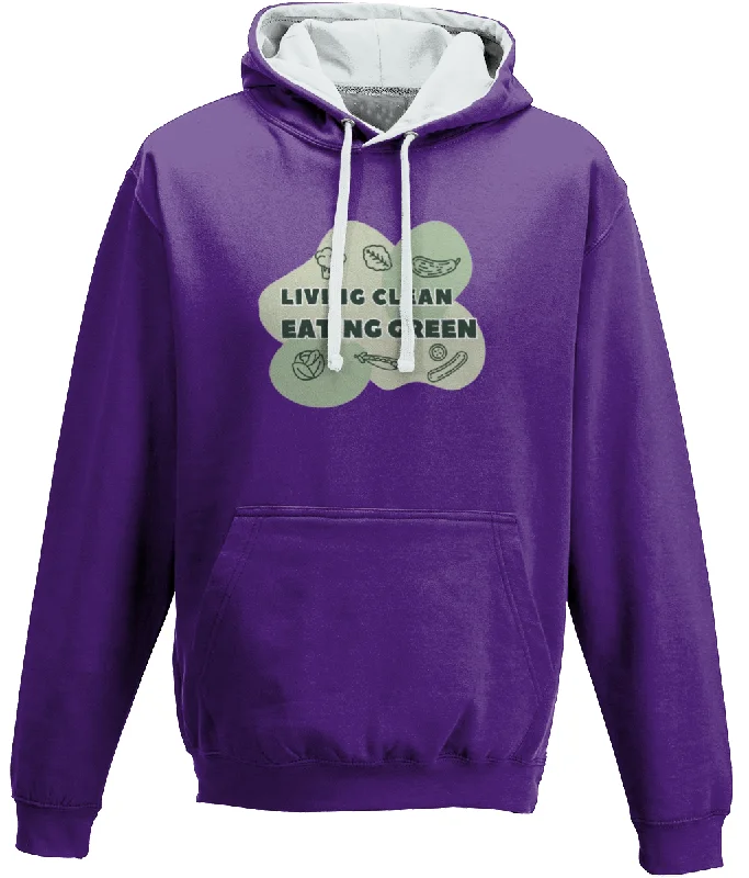 Purple / Heather Grey