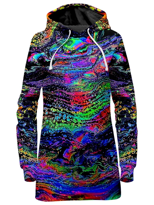 Galactic Drip Hoodie Dress