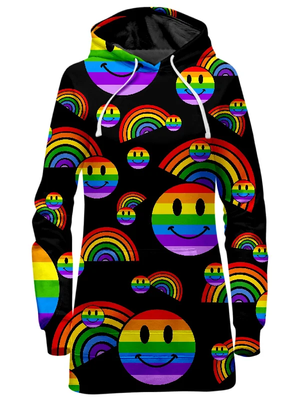 Rainbow Love Hoodie Dress