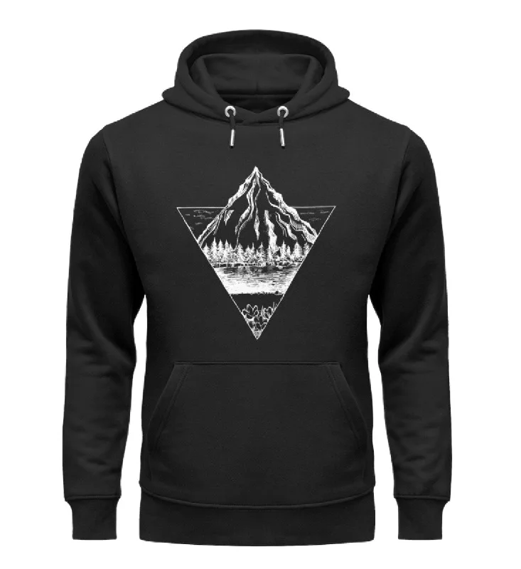 Berg - Geometrisch - Unisex Premium Organic Hoodie