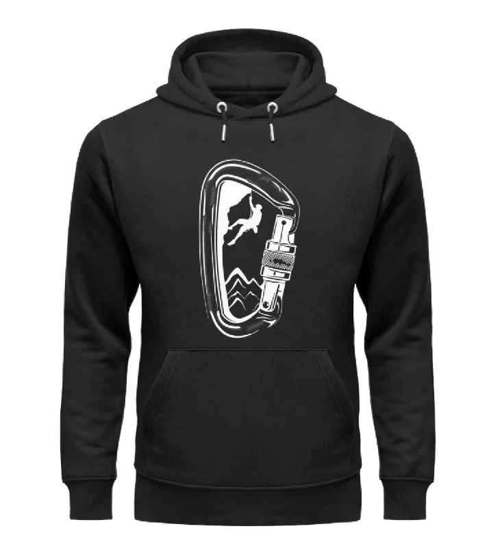 Bergsteigen im Karabiner - Unisex Premium Organic Hoodie