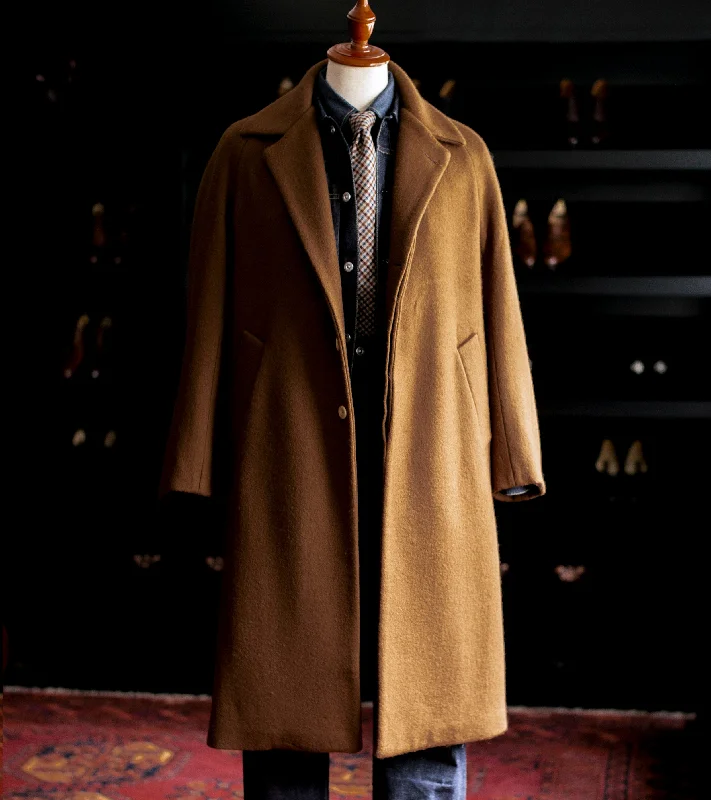 Bryceland's Balmacaan Coat Brown