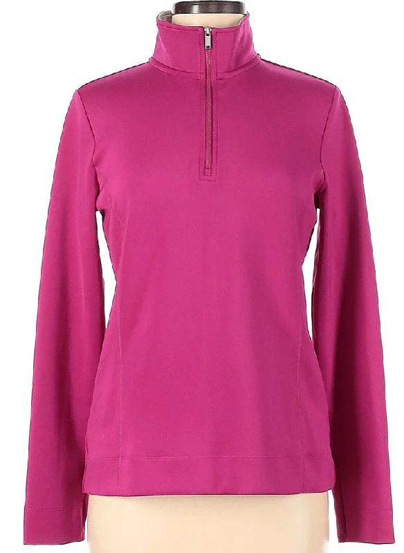 Fairway & Greene Magenta 1/4 Zip Pullover Size M MSP$115