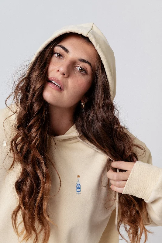 Ouzo | Bestickter Bio-Baumwoll Frauen Hoodie