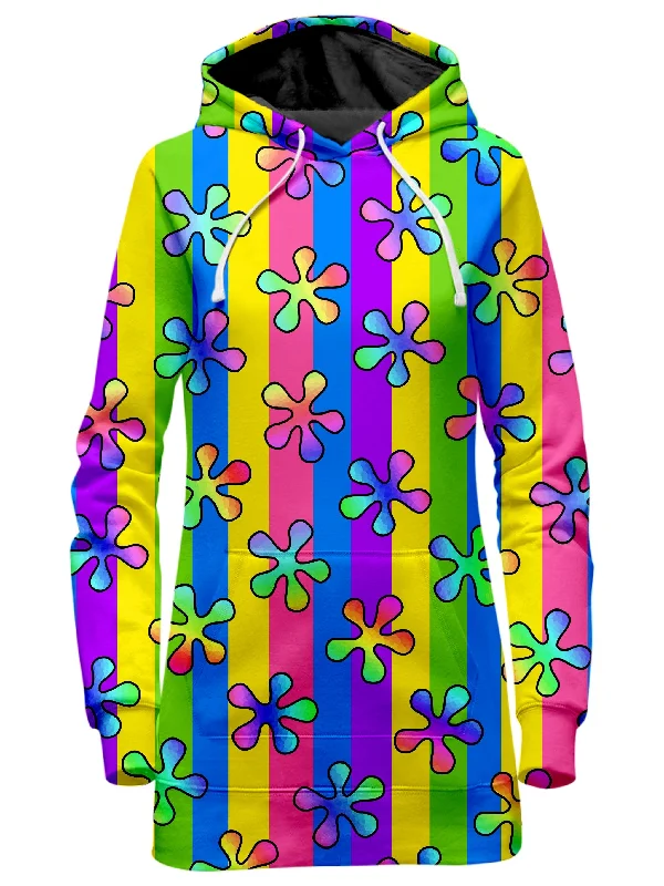 Psychedelic 60s Hoodie Dress