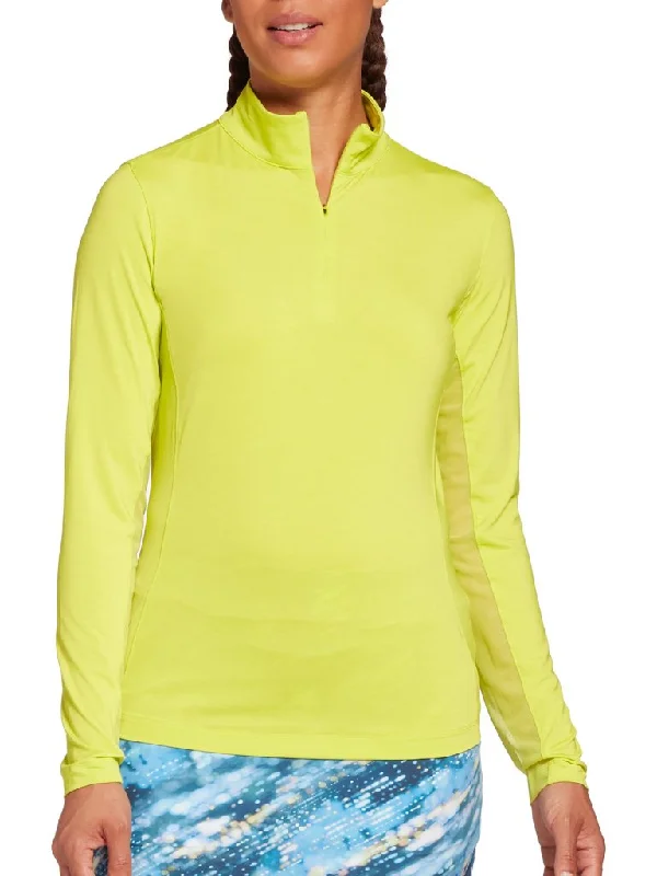 New Slazenger UV 1/4 Zip Pullover in Lime Size XXL. MSP$60